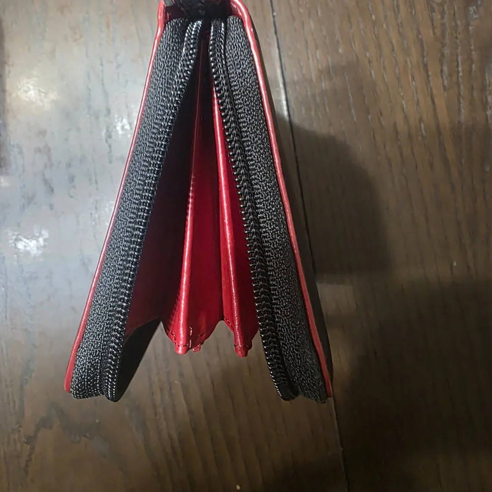 Lodis Black and Red Men's Wristlet Wallet